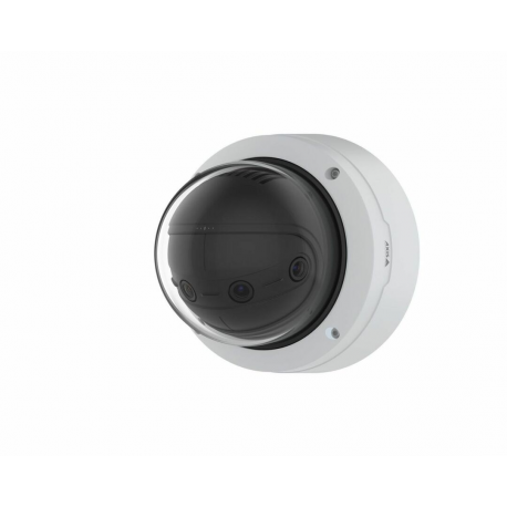 AXIS P38 Series P3827-PVE - Network surveillance camera - dome - outdoor - vandal-proof - colour (Day&Night) - 7 MP - 3712 x 1856 - audio - MJPEG, H.264, H.265 - 0