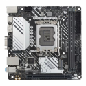 ASUS PRIME H610I-PLUS-CSM - Motherboard - mini ITX - LGA1700 Socket - H610 Chipset - USB 3.2 Gen 1 - Gigabit LAN - onboard graphics (CPU required) - HD Audio (8-channel)