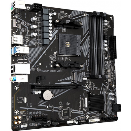 GIGABYTE A520M DS3H V2 AM4 DDR4 Micro ATX MB - 3