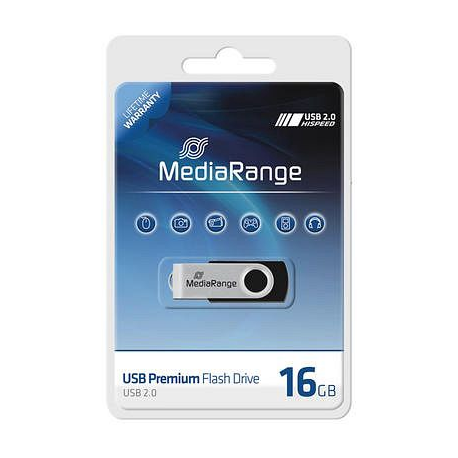 MediaRange USB Flexi-Drive - USB flash drive - 16 GB - USB 2.0 - 1
