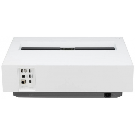 LG CineBeam HU715QW - DLP projector - laser - 2500 ANSI lumens - 3840 x 2160 - 16:9 - 4K - Miracast Wi-Fi Display  /  AirPlay 2 - white - 1