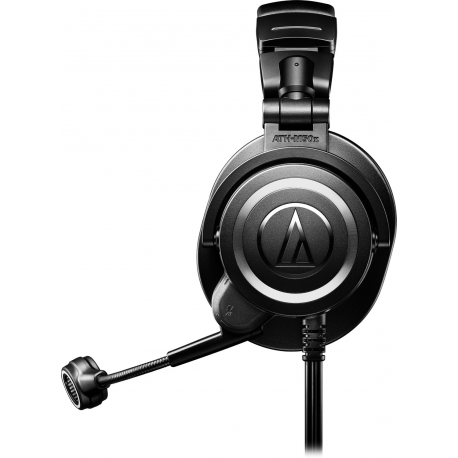 Audio-Technica ATH M50xSTS StreamSet - Headset - full size - wired - USB-A - noise isolating - 1