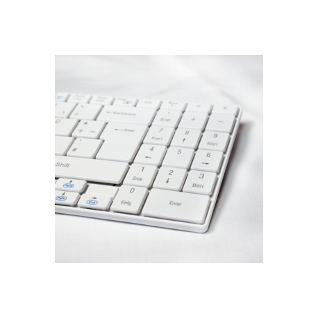 LogiLink Combo Set with Autolink - Keyboard and mouse set - wireless - 2.4 GHz - German - white - 4