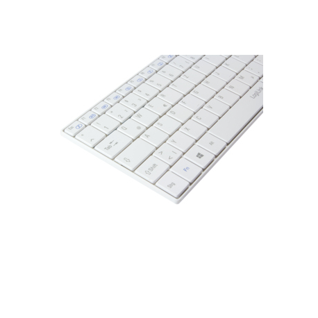 LogiLink Combo Set with Autolink - Keyboard and mouse set - wireless - 2.4 GHz - German - white - 8