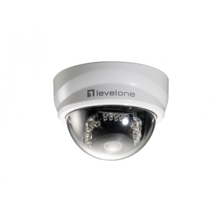LevelOne FCS-3101 - Network surveillance camera - pan  /  tilt - colour (Day&Night) - 2 MP - 1920 x 1080 - fixed focal - audio - LAN 10 / 100 - MPEG-4, AVI, MJPEG, 3GPP, H.264 - DC 12 V  /  AC 24 V  /  PoE - 0