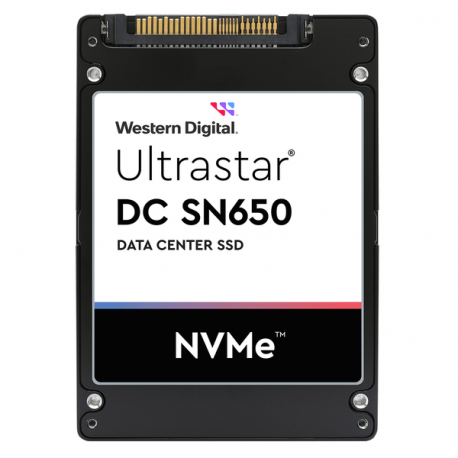 WD Ultrastar DC SN650 WUS5EA176ESP5E3 - SSD - 7.68 TB - internal - 2.5" - U.3 PCIe 4.0 (NVMe) - 1