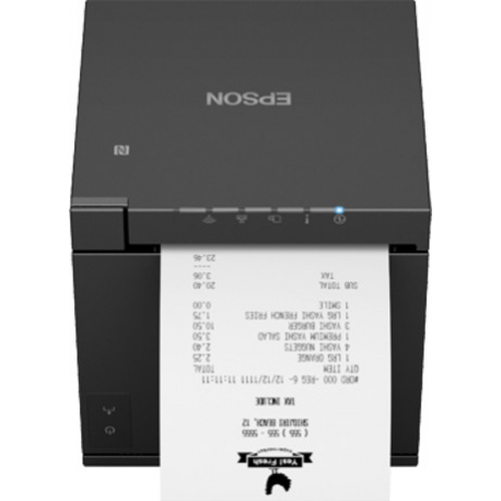 Epson TM m30III - Receipt printer - thermal line - Roll (7.95 cm) - 203 x 203 dpi - up to 300 mm / sec - USB, LAN, USB 2.0 host, Wi-Fi(ac), Bluetooth 5.0, USB-C - cutter - 3