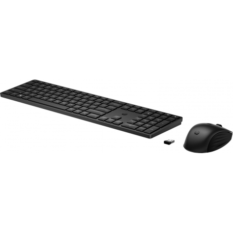 HP 655 - Keyboard and mouse set - wireless - 2.4 GHz - QWERTY - English - black - for HP 34; Elite Mobile Thin Client mt645 G7; ZBook Firefly 14 G9; ZBook Fury 16 G9 - 0