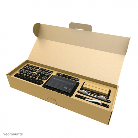 Neomounts by Newstar Select WL35S-910BL16 - Mounting kit (mount) - for flat panel - lockable - black - screen size: 40"-75" - pillar - 4