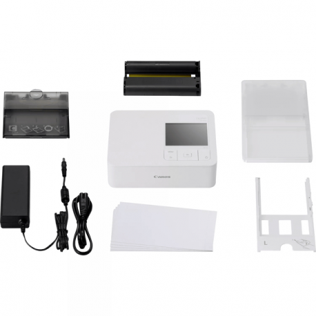 Canon SELPHY CP1500 - Printer - colour - dye sublimation - 148 x 100 mm up to 0.41 min/page (colour) - USB, Wi-Fi - white - 5