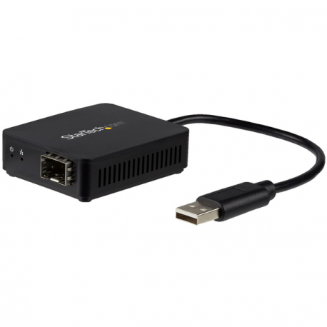 USB 2 TO FIBER OPTIC CONVERTER (StarTech.com USB 2.0 auf LWL Konverter - Offener SFP - USB 2.0 100Mbit/s Ethernet Netzwerk Adapt - 0