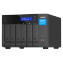QNAP TVS-H674 - NAS server - 6 bays - SATA 6Gb/s - RAID 0, 1, 5, 6, 10, 50, JBOD, RAID TP, TM - RAM 16 GB - Gigabit Ethernet / 2.5 Gigabit Ethernet - iSCSI support