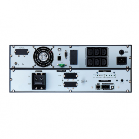 APC Easy UPS On-Line - UPS (rack-mountable) - AC 230 V - 1800 Watt - 2000 VA - Lithium Ion - RS-232, USB - output connectors: 6 - 4U - 19" - black with silver - for Modbus Card SRVSMB001 - 5