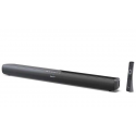 Sharp HT-SB100 - Sound bar - wireless - Bluetooth - glossy black (grille colour - black glossy finish)