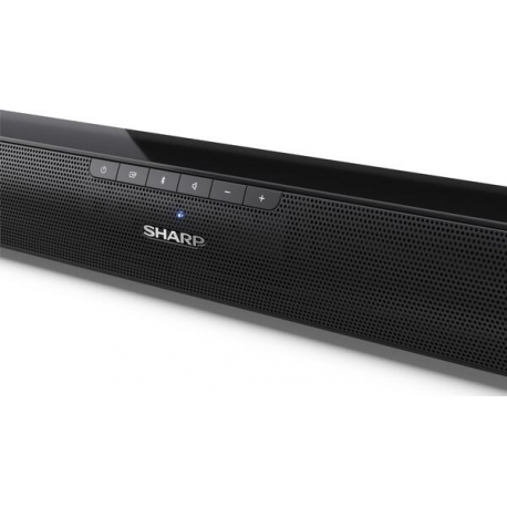 Sharp HT-SB100 - Sound bar - wireless - Bluetooth - glossy black (grille colour - black glossy finish) - 2