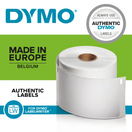 DYMO LabelWriter - Polypropylene (PP) - strong adhesive - 89 x 25 mm 700 label(s) (2 roll(s) x 350) labels - for DYMO LabelWriter 310, 315, 320, 330, 400, 450, 4XL, SE450, Wireless - 4