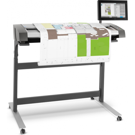 HP HD Pro 2 - Roll scanner - CCD - Roll (111.8 cm) - 1200 dpi x 1200 dpi - USB 3.0, Gigabit LAN - 11