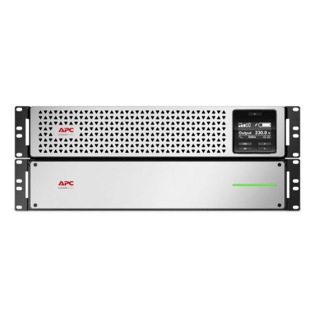 APC Smart-UPS On-Line SRTL2200RM4UXLI - UPS (rack-mountable) (high density) - AC 220 / 230 V - 1980 Watt - 2200 VA - Lithium Ion - output connectors: 8 - 4U - 1.83 m cord - black with silver front bezel - 5