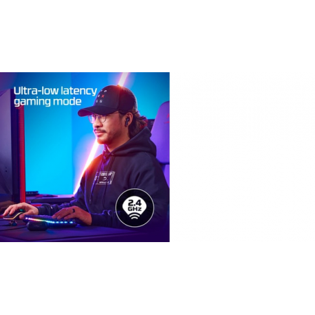 HyperX Cloud MIX Buds - True wireless earphones with mic - in-ear - Bluetooth - black - for Victus by HP Laptop 15, 16; EliteDesk 800 G6; Laptop 17; Pavilion x360 Laptop - 3