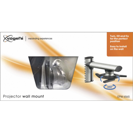 Vogel's EPW 6565 - Mounting kit (wall mount, mounting adapter) - for projector - silver, anthracite - wall-mountable - 5