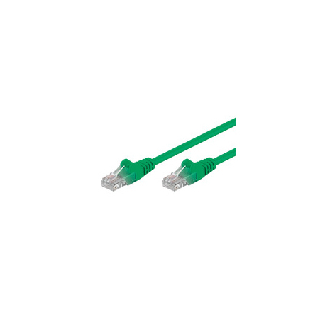 MicroConnect - Network cable - RJ-45 (M) to RJ-45 (M) - 5 m - UTP - CAT 5e - green - 1