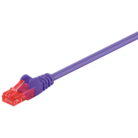 U/UTP CAT6 0.5M Purple LSZH - 0