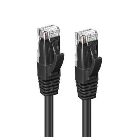 U/UTP CAT6 0.5M Black LSZH - 1