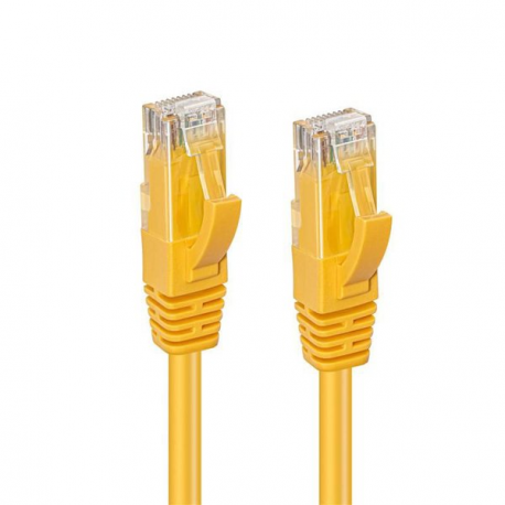 MicroConnect - Network cable - RJ-45 (M) to RJ-45 (M) - 1.5 m - UTP - CAT 6 - halogen-free, stranded - yellow - 1