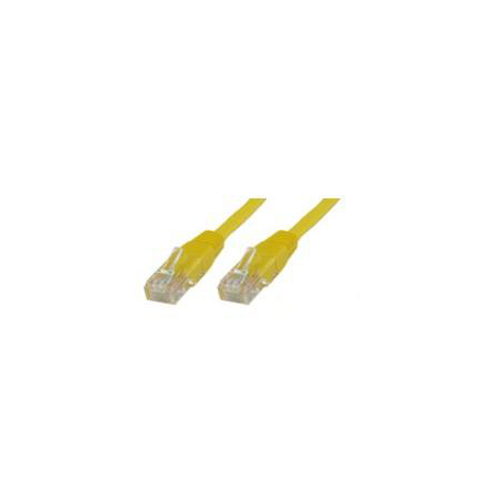 MicroConnect - Network cable - RJ-45 (M) to RJ-45 (M) - 15 m - UTP - CAT 5e - yellow - 1