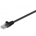 MicroConnect - Network cable - RJ-45 (M) to RJ-45 (M) - 50 cm - UTP - CAT 5e - black