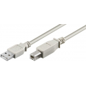 MicroConnect - USB cable - USB (M) to USB Type B (M) - 5 m