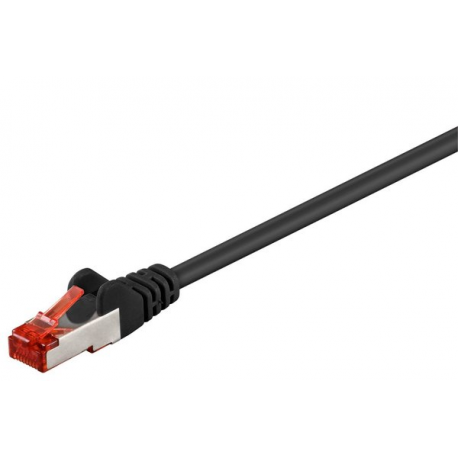 MicroConnect - Network cable - RJ-45 (M) to RJ-45 (M) - 50 cm - screened shielded twisted pair (SSTP) - CAT 6 - halogen-free, stranded - black - 0