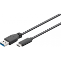 MicroConnect - USB cable - USB Type A (M) to USB-C (M) - USB 3.1 - 1 m