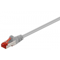 MicroConnect - Network cable - RJ-45 (M) to RJ-45 (M) - 25 cm - screened shielded twisted pair (SSTP) - CAT 6 - halogen-free - grey