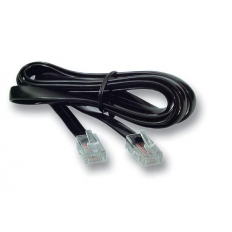 MicroConnect - Network cable - RJ-12 (M) to RJ-45 (M) - 3 m - black - 0