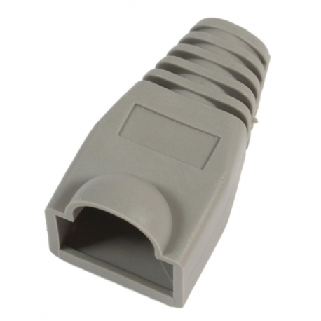 MicroConnect - Network cable boots - grey (pack of 50) - 0