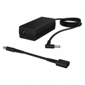 HP Smart - Power adapter - 65 Watt - for EliteBook 8470p; ZBook 15u G2 Mobile Workstation - Requires separate 3-wire AC power cord