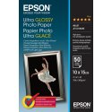 Epson Ultra Glossy Photo Paper - Glossy - 100 x 150 mm 50 sheet(s) photo paper - for EcoTank ET-1810, 2810, 2811, 2814, 2815, 2820, 2825, 2826, 2850, 2851, 2856, 4800, 4850