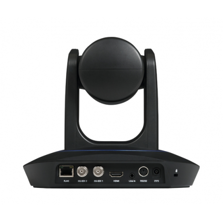AVer PTC500S - Network surveillance camera - PTZ - indoor - colour - 2 x 2 MP - 1920 x 1080 - motorized - 800 TVL - audio - HDMI, 3G-SDI - GbE - H.264 - DC 12 V - 1