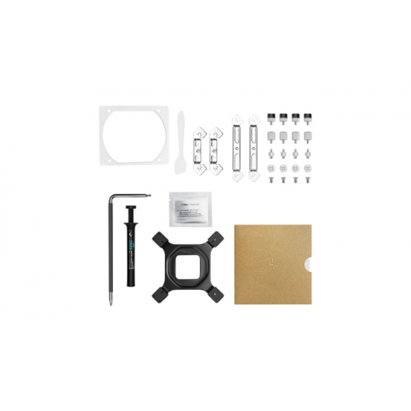 Deepcool ASSASSIN IV - Processor cooler - (for: LGA1155, LGA2011, LGA1150, LGA2011-3, LGA1151, AM4, LGA2066, LGA1200, LGA1700, AM5) - copper base and nickel plated fins - 120 mm / 140 mm - white - 3