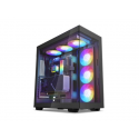 DeepCool CH780 - Tower - extended ATX - windowed side panel (tempered glass) - no power supply (ATX / PS / 2) - black - USB / Audio