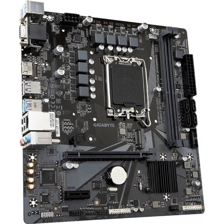 Gigabyte H610M H V2 - 1.0 - motherboard - micro ATX - LGA1700 Socket - H610 Chipset - USB 3.2 Gen 1 - Gigabit LAN - onboard graphics (CPU required) - HD Audio (8-channel) - 1