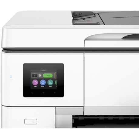 HP Officejet Pro 9720e Wide Format All-in-One - Multifunction printer - colour - ink-jet - A3 / Ledger (297 x 432 mm) (original) - A3 (media) - up to 18 ppm (copying) - up to 22 ppm (printing) - 250 sheets - USB 2.0, LAN, Wi-Fi(ac), Bluetooth - cement - 11