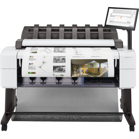HP DesignJet T2600dr PostScript MFP - 36" multifunction printer - colour - ink-jet - 914 x 8000 mm, 610 x 15000 mm (original) - Roll (91.4 cm x 91.4 m), 914 x 1219 mm (media) - up to 0.32 min / page (printing) - 2 rolls - USB, Gigabit LAN - 0