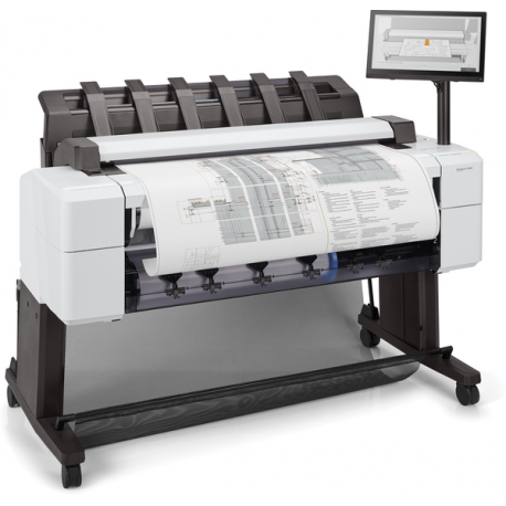HP DesignJet T2600dr PostScript MFP - 36" multifunction printer - colour - ink-jet - 914 x 8000 mm, 610 x 15000 mm (original) - Roll (91.4 cm x 91.4 m), 914 x 1219 mm (media) - up to 0.32 min / page (printing) - 2 rolls - USB, Gigabit LAN - 4