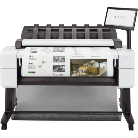 HP DesignJet T2600dr PostScript MFP - 36" multifunction printer - colour - ink-jet - 914 x 8000 mm, 610 x 15000 mm (original) - Roll (91.4 cm x 91.4 m), 914 x 1219 mm (media) - up to 0.32 min / page (printing) - 2 rolls - USB, Gigabit LAN - 15