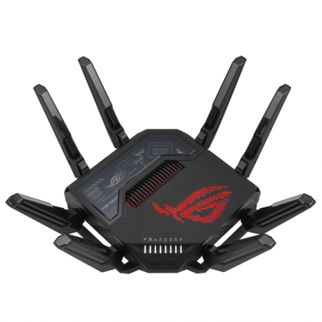 ASUS ROG Rapture GT-BE98 - - wireless router - 6-port switch - 10GbE, 5GbE, 2.5GbE, 802.11be - WAN ports: 2 - Wi-Fi 7 - Quad-Band - 0