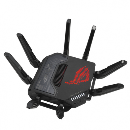 ASUS ROG Rapture GT-BE98 - - wireless router - 6-port switch - 10GbE, 5GbE, 2.5GbE, 802.11be - WAN ports: 2 - Wi-Fi 7 - Quad-Band - 8