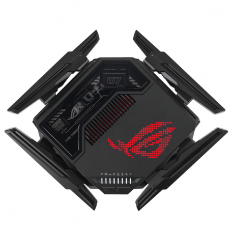 ASUS ROG Rapture GT-BE98 - - wireless router - 6-port switch - 10GbE, 5GbE, 2.5GbE, 802.11be - WAN ports: 2 - Wi-Fi 7 - Quad-Band - 9