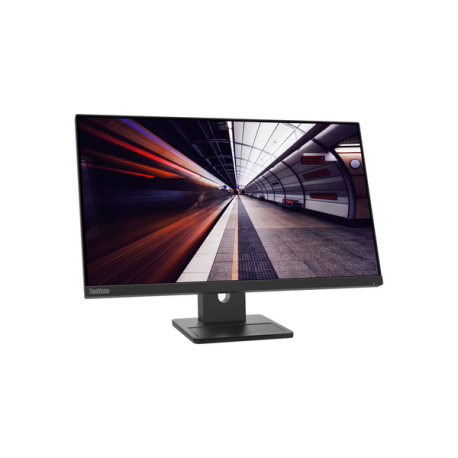 Lenovo ThinkVision E24-30 - LED monitor - 24" (23.8" viewable) - 1920 x 1080 Full HD (1080p) @ 100 Hz - IPS - 250 cd / m² - 1300:1 - 4 ms - HDMI, VGA, DisplayPort - speakers - raven black - 9